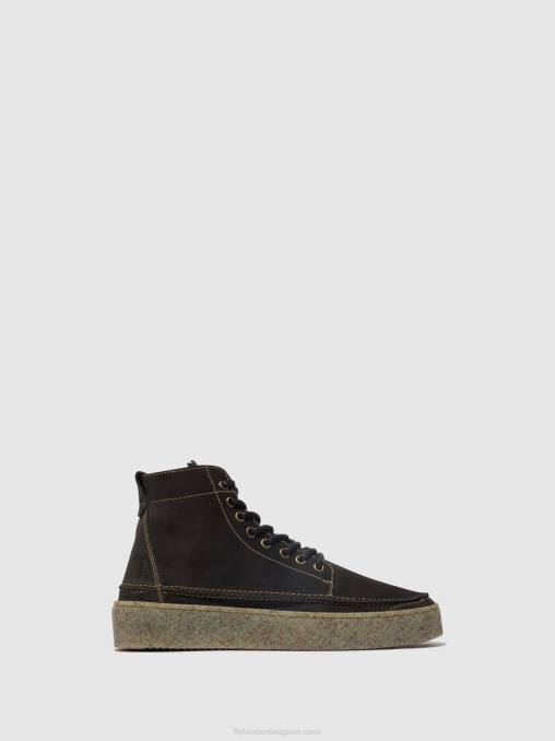 diesel Fly London Heren enkellaarzen met veters rube542 V2B0797