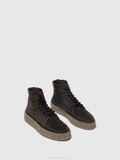 diesel Fly London Heren enkellaarzen met veters rube542 V2B0797