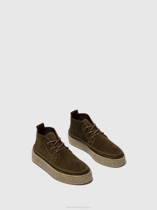 slib Fly London Heren enkellaarzen met veters roly518 V2B0803