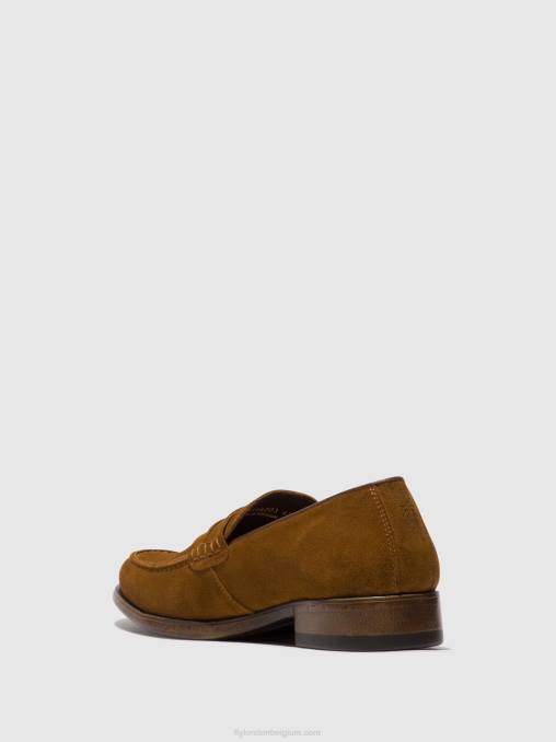 bruinen Fly London Heren instappers schoenen mebo956 V2B0817