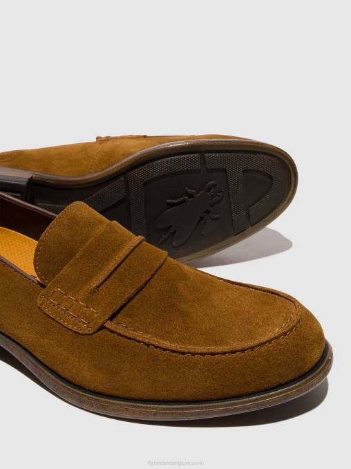 bruinen Fly London Heren instappers schoenen mebo956 V2B0817