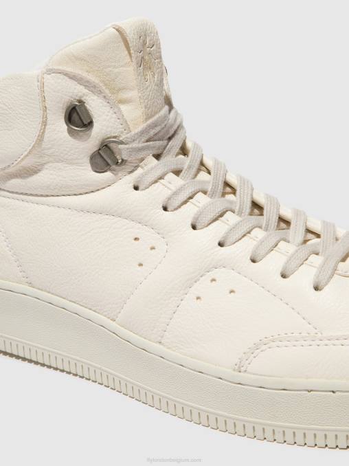 gebroken wit Fly London Heren high-top sneakers beat514 V2B0839