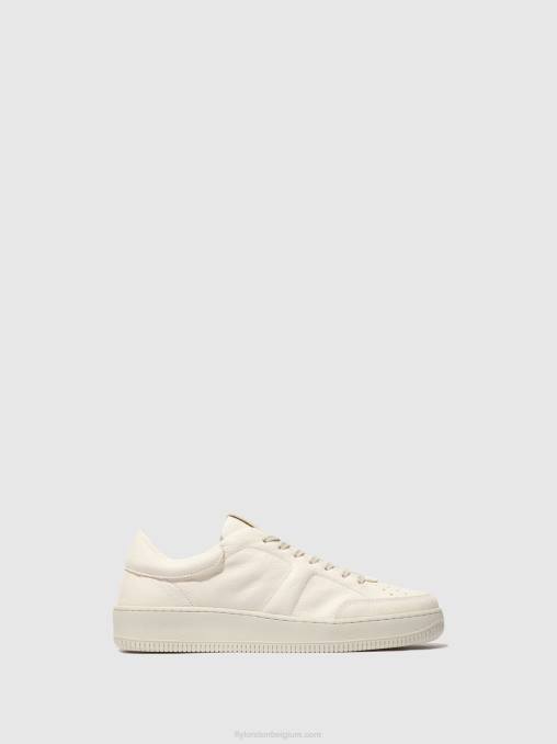 gebroken wit Fly London Heren sneakers met veters bude516 V2B0836