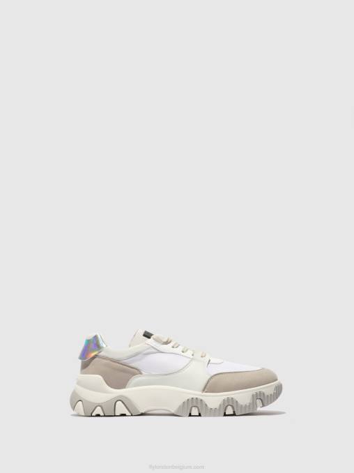 meervoudig gebroken wit Fly London Heren vetersneakers fyne748 V2B0842