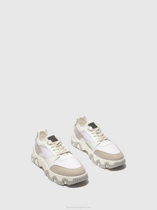 meervoudig gebroken wit Fly London Heren vetersneakers fyne748 V2B0842