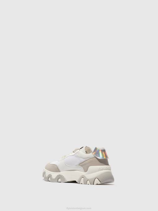meervoudig gebroken wit Fly London Heren vetersneakers fyne748 V2B0842