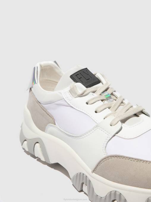 meervoudig gebroken wit Fly London Heren vetersneakers fyne748 V2B0842