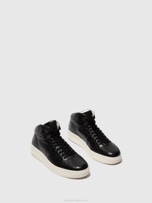 zwart Fly London Heren high-top sneakers beat514 V2B0841