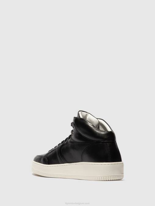 zwart Fly London Heren high-top sneakers beat514 V2B0841