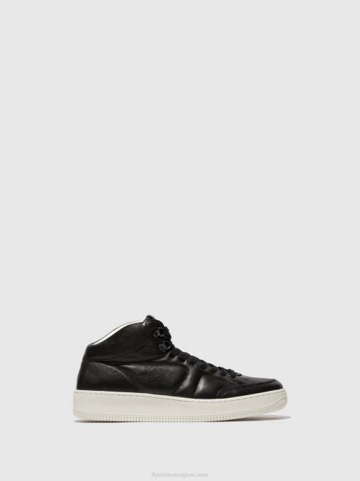 zwart Fly London Heren vetersneakers beap543 V2B0835