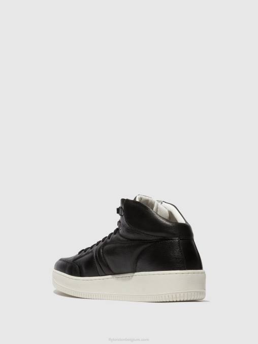 zwart Fly London Heren vetersneakers beap543 V2B0835