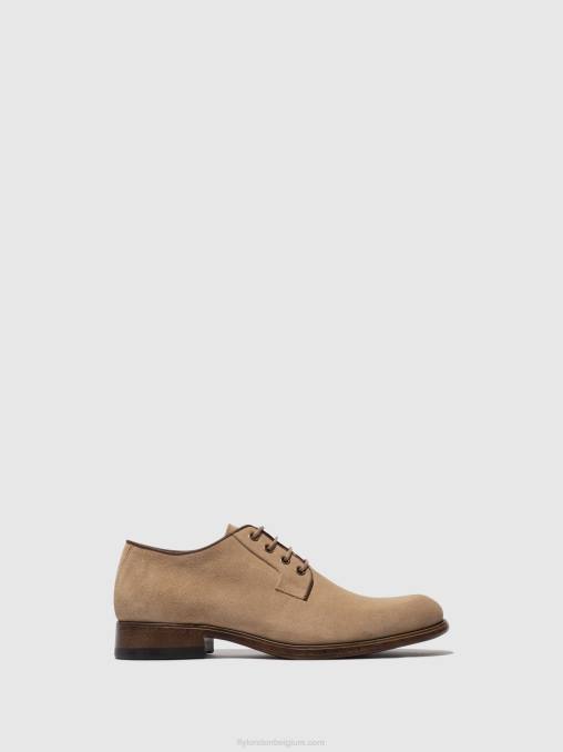beige Fly London Heren veterschoenen maso957 V2B0821