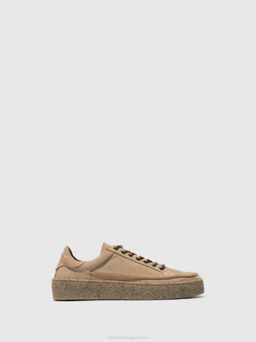 beige Fly London Heren veterschoenen ronn519 V2B0829