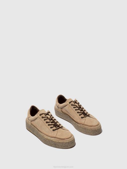 beige Fly London Heren veterschoenen ronn519 V2B0829