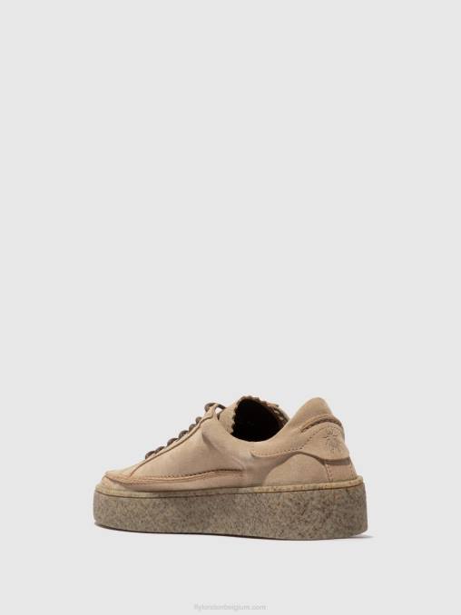 beige Fly London Heren veterschoenen ronn519 V2B0829