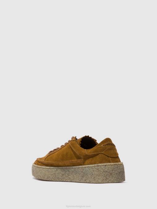 bruinen Fly London Heren veterschoenen ronn519 V2B0831
