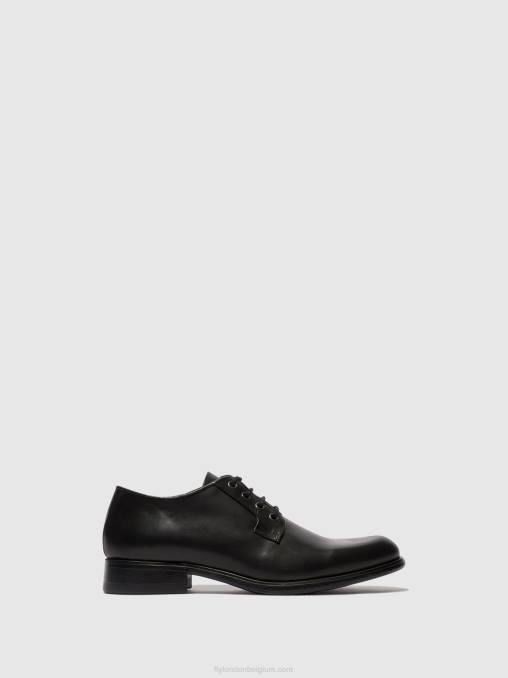 zwart Fly London Heren veterschoenen maso957 V2B0822