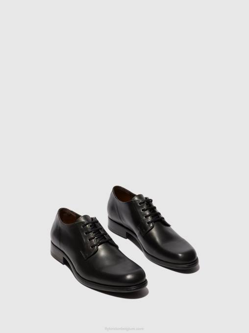 zwart Fly London Heren veterschoenen maso957 V2B0822