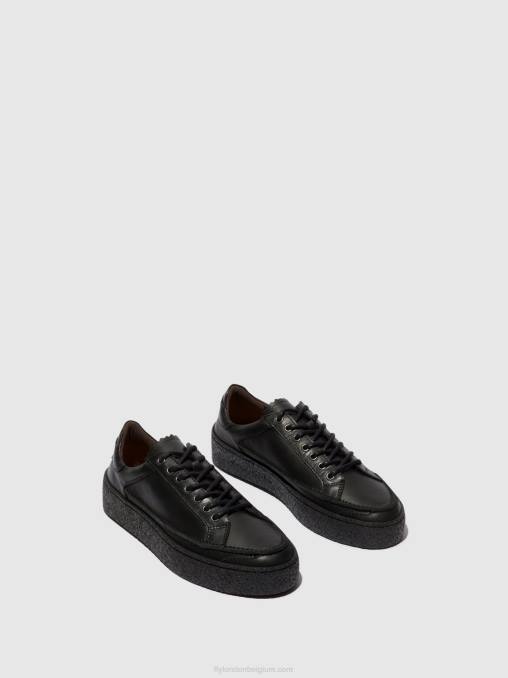zwart Fly London Heren veterschoenen ronn519 V2B0825