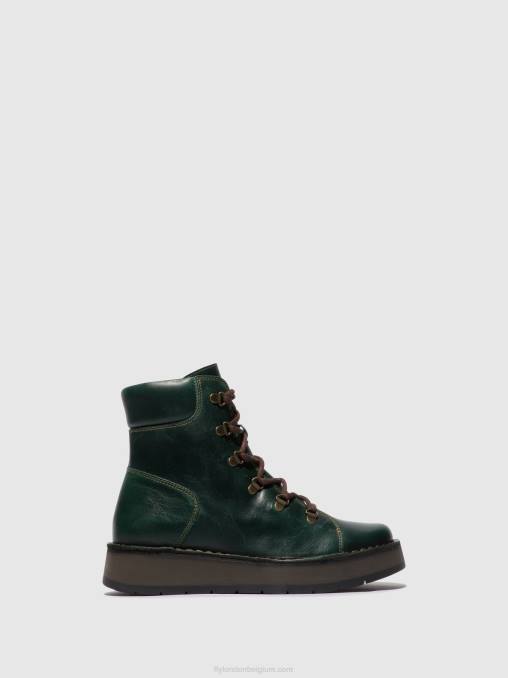 benzine Fly London vrouwen enkellaarzen met veters roxy094 V2B089