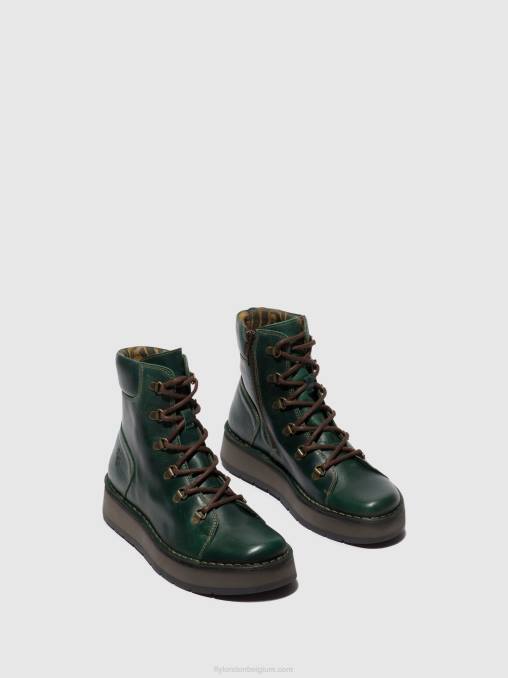 benzine Fly London vrouwen enkellaarzen met veters roxy094 V2B089