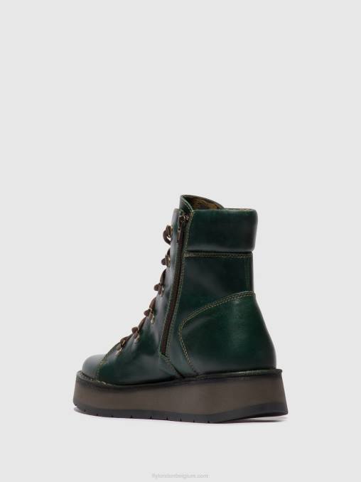 benzine Fly London vrouwen enkellaarzen met veters roxy094 V2B089