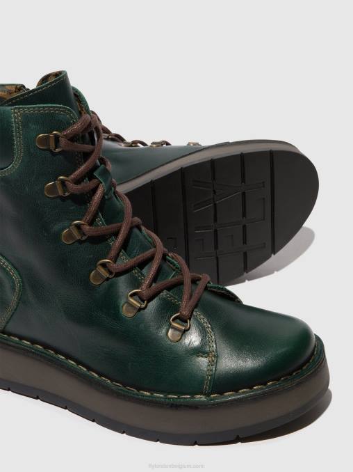 benzine Fly London vrouwen enkellaarzen met veters roxy094 V2B089