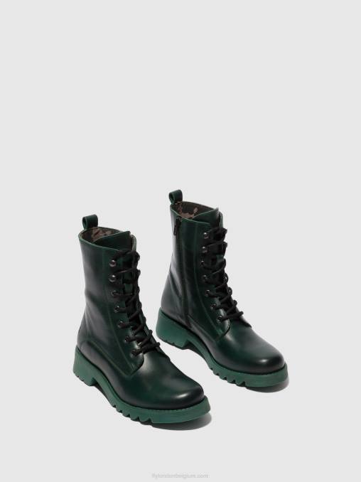benzine (benzine zool) Fly London vrouwen enkellaarzen met veters reid893 V2B092