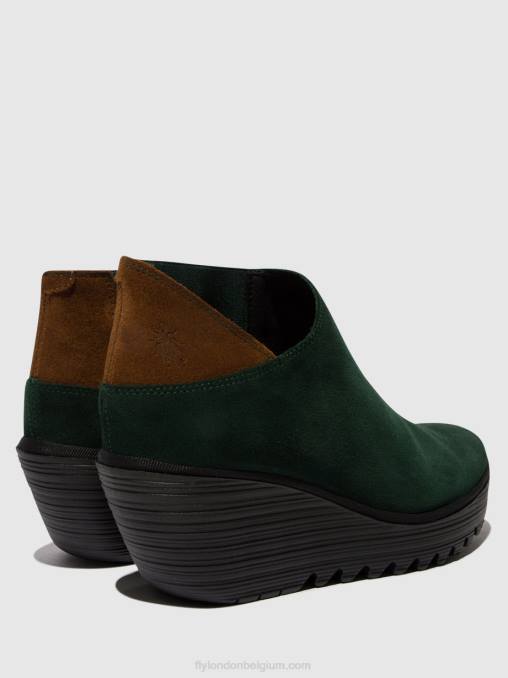 bosgroen/camel Fly London vrouwen enkellaarzen met ritssluiting yego400 V2B030