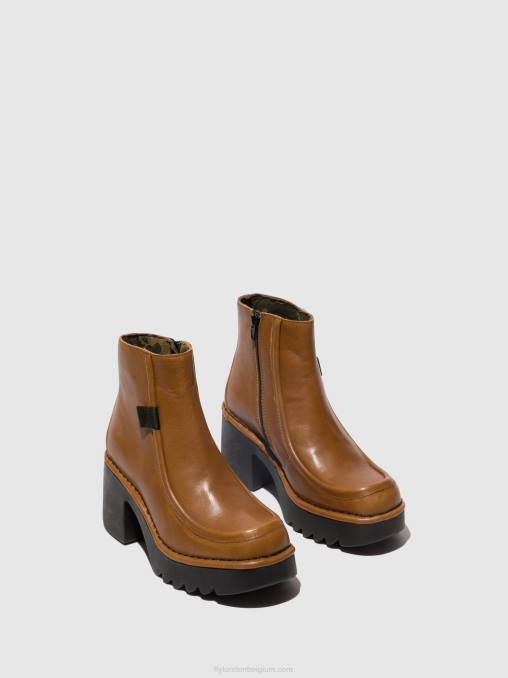 cuio Fly London vrouwen enkellaarzen met ritssluiting mite249 V2B054