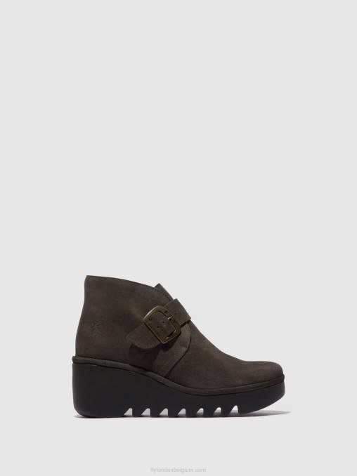 diesel Fly London vrouwen enkellaarzen met gespen geboorte397 V2B0151