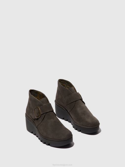diesel Fly London vrouwen enkellaarzen met gespen geboorte397 V2B0151