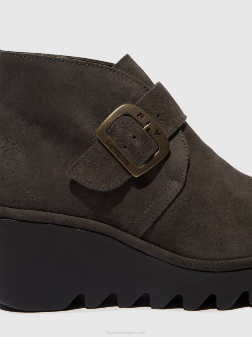 diesel Fly London vrouwen enkellaarzen met gespen geboorte397 V2B0151