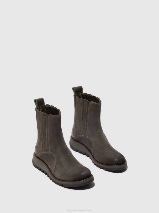 diesel Fly London vrouwen enkellaarzen met ritssluiting suzy899 V2B040