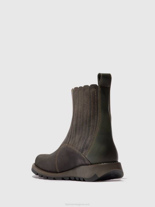 diesel Fly London vrouwen enkellaarzen met ritssluiting suzy899 V2B040