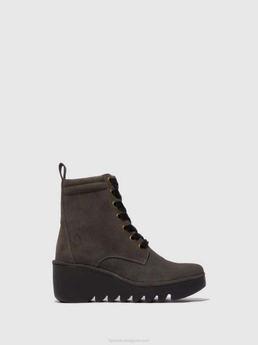 diesel Fly London vrouwen enkellaarzen met veters biaz329 V2B0110