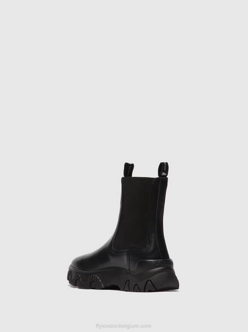 donder zwart Fly London vrouwen chelsea enkellaarzen faty885 V2B0159