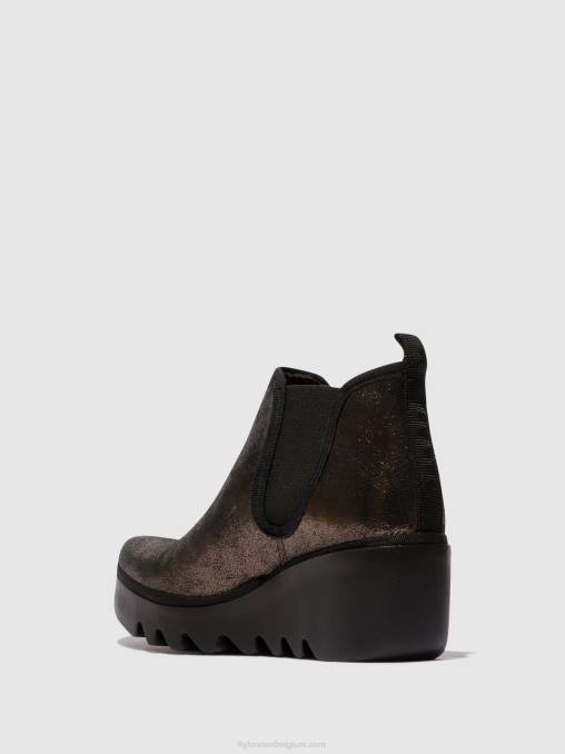grafiet Fly London vrouwen chelsea enkellaarzen byne349 V2B0154