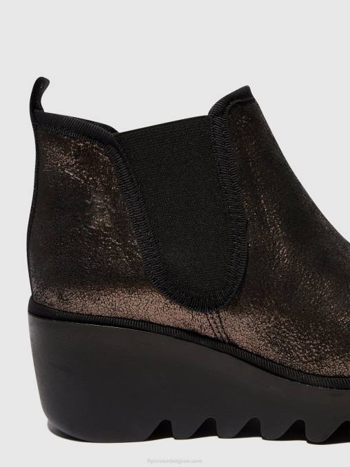 grafiet Fly London vrouwen chelsea enkellaarzen byne349 V2B0154