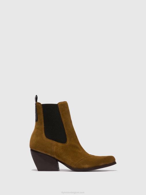 kameel Fly London vrouwen Chelsea enkellaarzen torm911 V2B0113