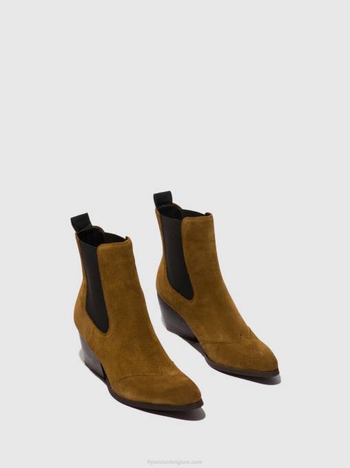 kameel Fly London vrouwen Chelsea enkellaarzen torm911 V2B0113
