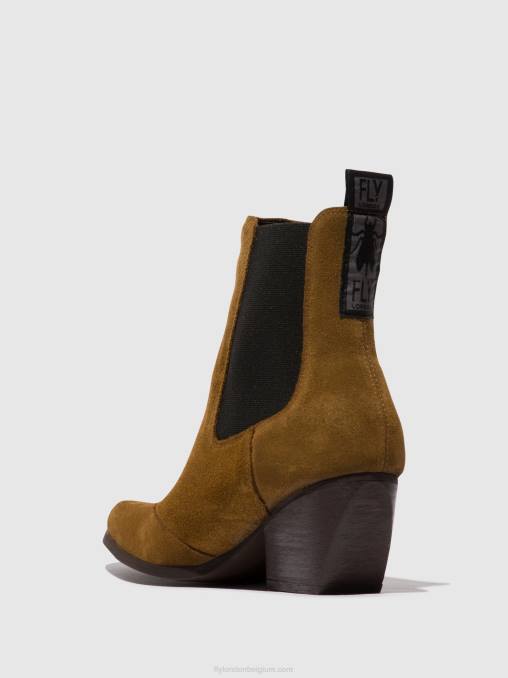 kameel Fly London vrouwen Chelsea enkellaarzen torm911 V2B0113