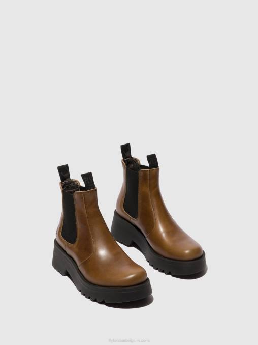 kameel Fly London vrouwen chelsea enkellaarzen medi789 V2B0135