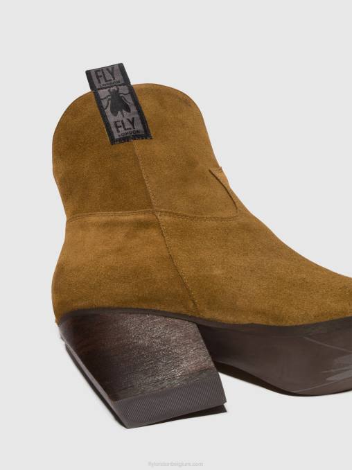 kameel Fly London vrouwen enkellaarzen met ritssluiting tabb905 V2B032