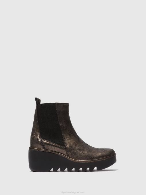 koel grafiet Fly London vrouwen chelsea enkellaarzen bagu233 V2B0236
