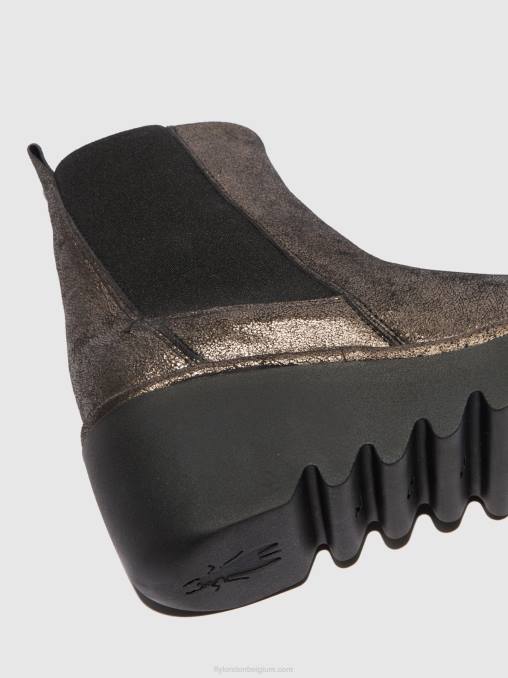koel grafiet Fly London vrouwen chelsea enkellaarzen bagu233 V2B0236