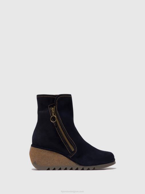 marine Fly London vrouwen enkellaarsjes met rits nela407 V2B047