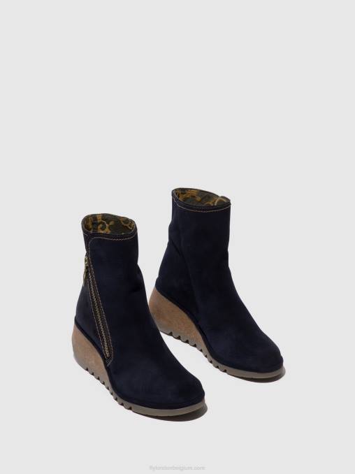 marine Fly London vrouwen enkellaarsjes met rits nela407 V2B047