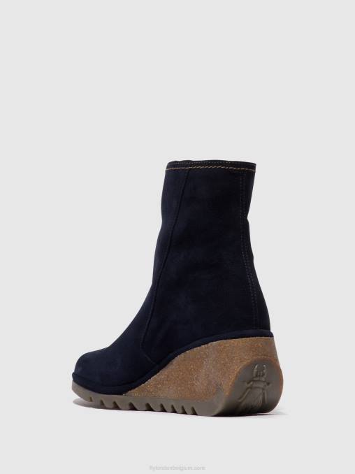 marine Fly London vrouwen enkellaarsjes met rits nela407 V2B047