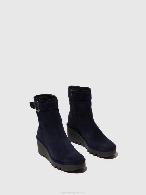 marine Fly London vrouwen enkellaarzen met ritssluiting bepp396 V2B065